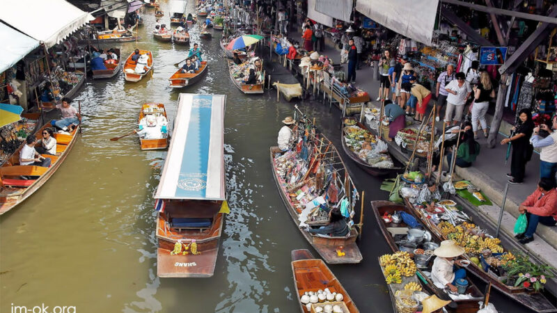 ตลาดน้ำน่าเที่ยวรอบกรุงเทพ