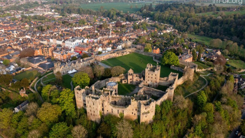 Ludlow Castle เสน่ห์แห่งปราสาทยุคกลาง ในเมืองชนบทอังกฤษ