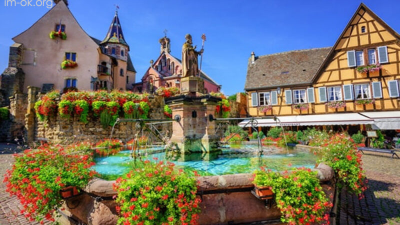 Eguisheim หมู่บ้านเก่าในแคว้นอาลซาส