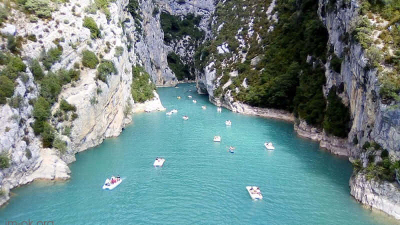 Gorges du Verdon หุบเขาลึกสีมรกต