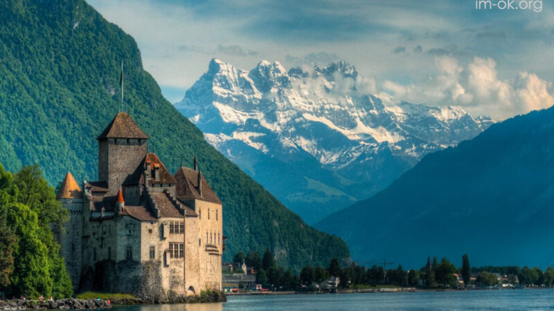 Château de Chillon ปราสาทริมทะเลสาบ ที่งดงามของสวิตเซอร์แลนด์