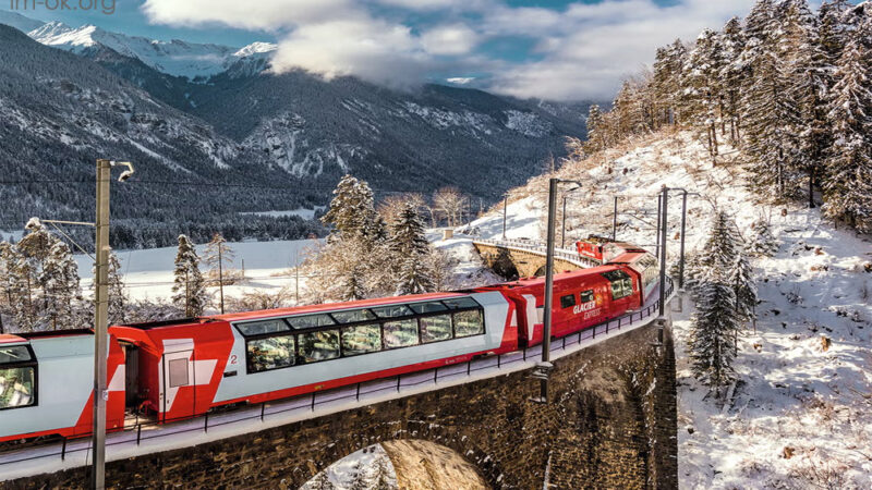 Glacier Express Train Route เส้นทางรถไฟสู่ภูมิประเทศอันงดงาม