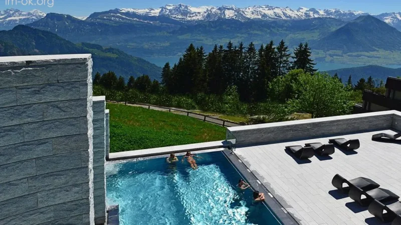 Rigi Kaltbad หมู่บ้านออนเซ็นกลางภูเขา